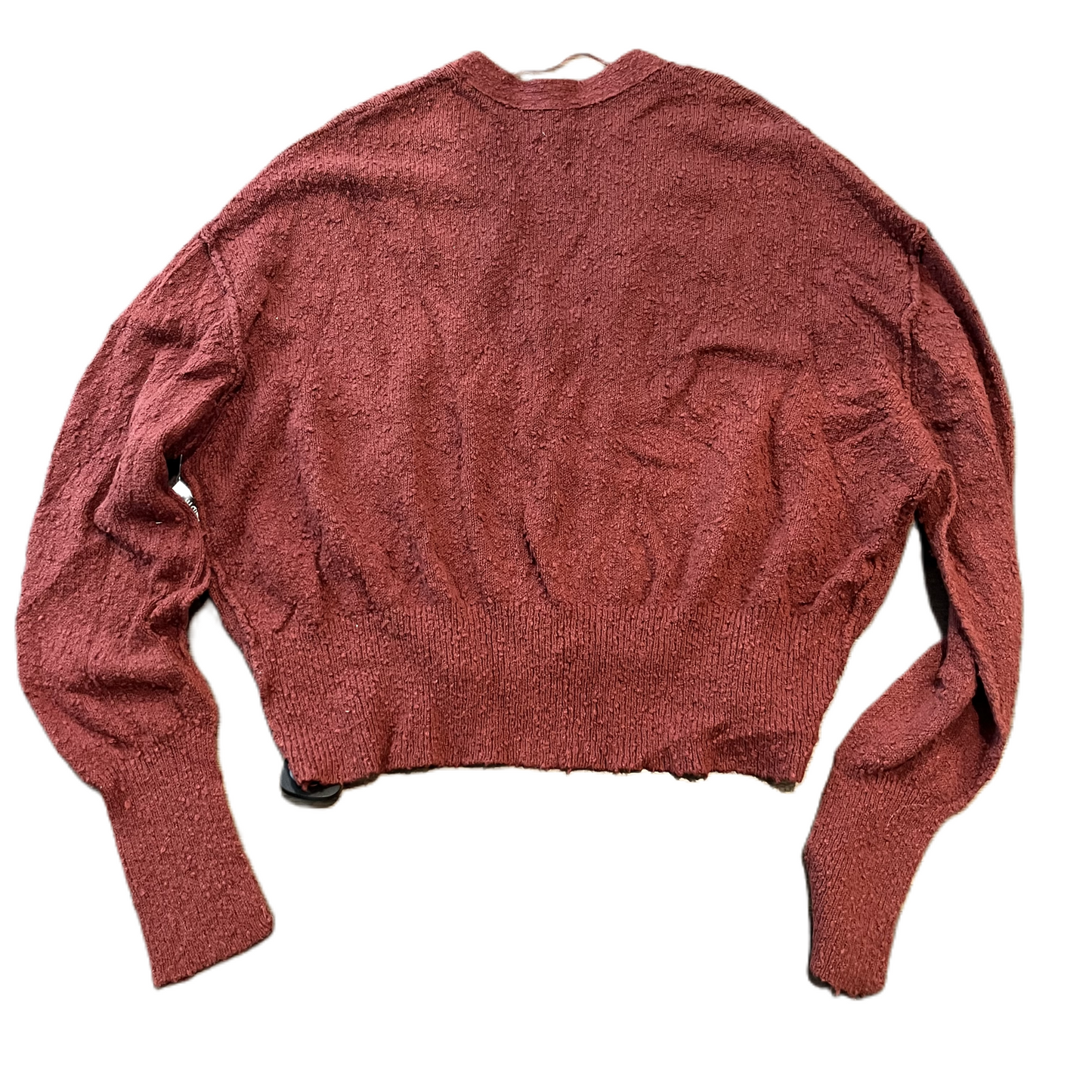 Red Sweater Cardigan By Free People, Size: M