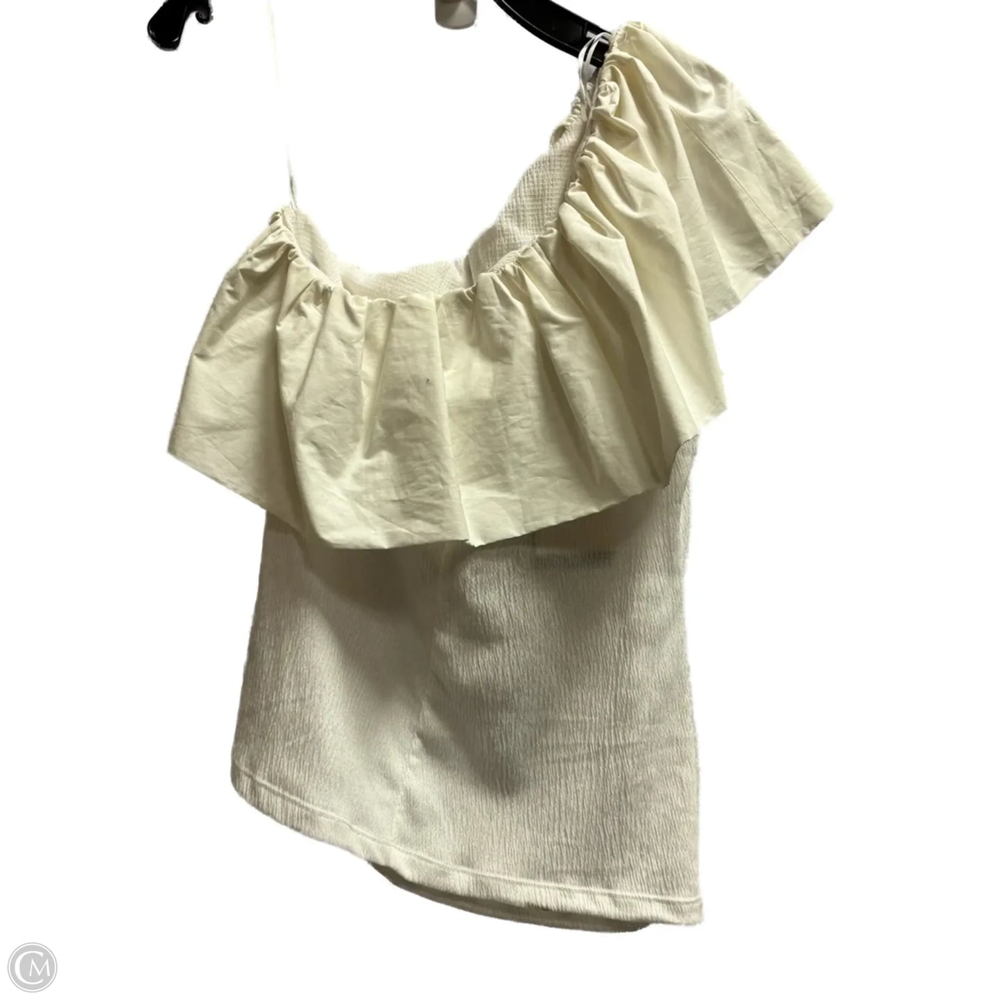 Top Sleeveless By Who What Wear In White, Size: M