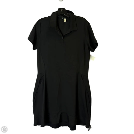 Athletic Dress By Adidas In Black, Size: L