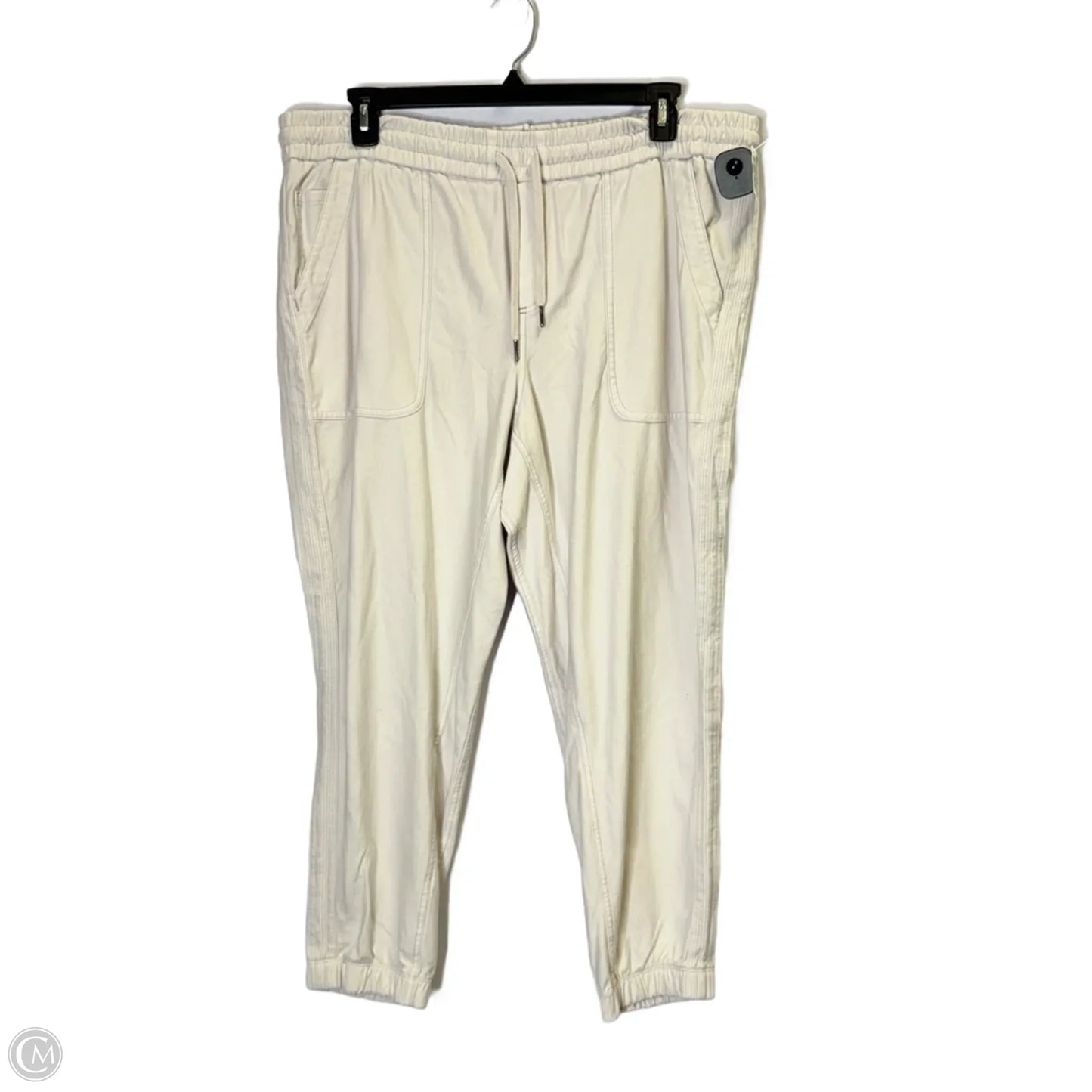 Athletic Pants By Athleta In Cream, Size: 1x