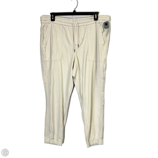 Athletic Pants By Athleta In Cream, Size: 1x