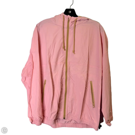 Jacket Windbreaker By Lou And Grey In Pink, Size: S