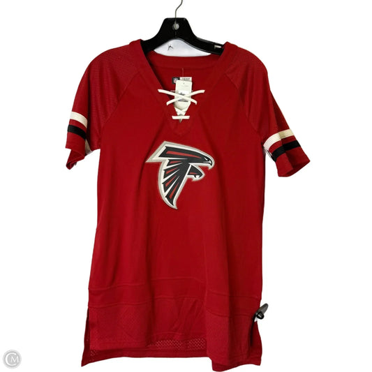 Top Short Sleeve By Nfl In Red, Size: M