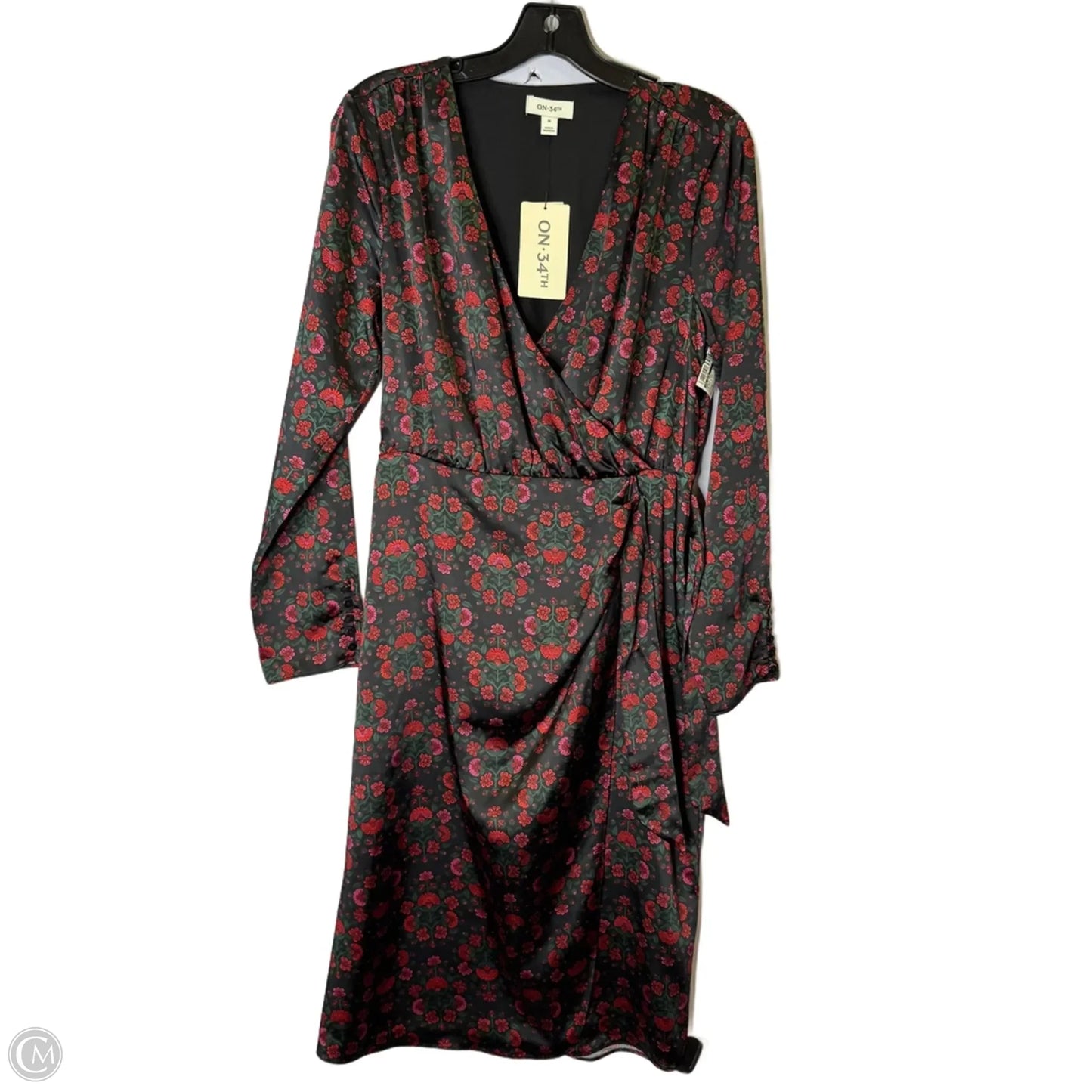 Dress Party Midi By On 34th In Black & Red, Size: M