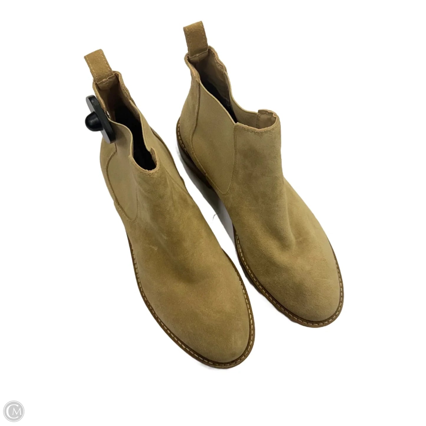 Boots Ankle Flats By Steve Madden In Tan, Size: 8.5