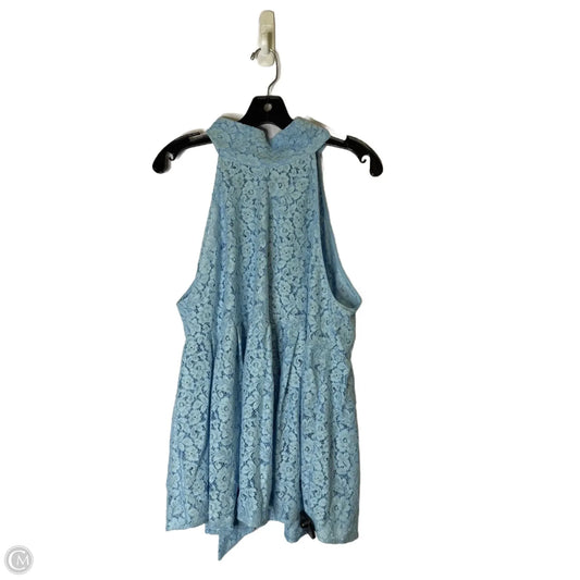 Top Sleeveless By Zara In Blue, Size: Xl