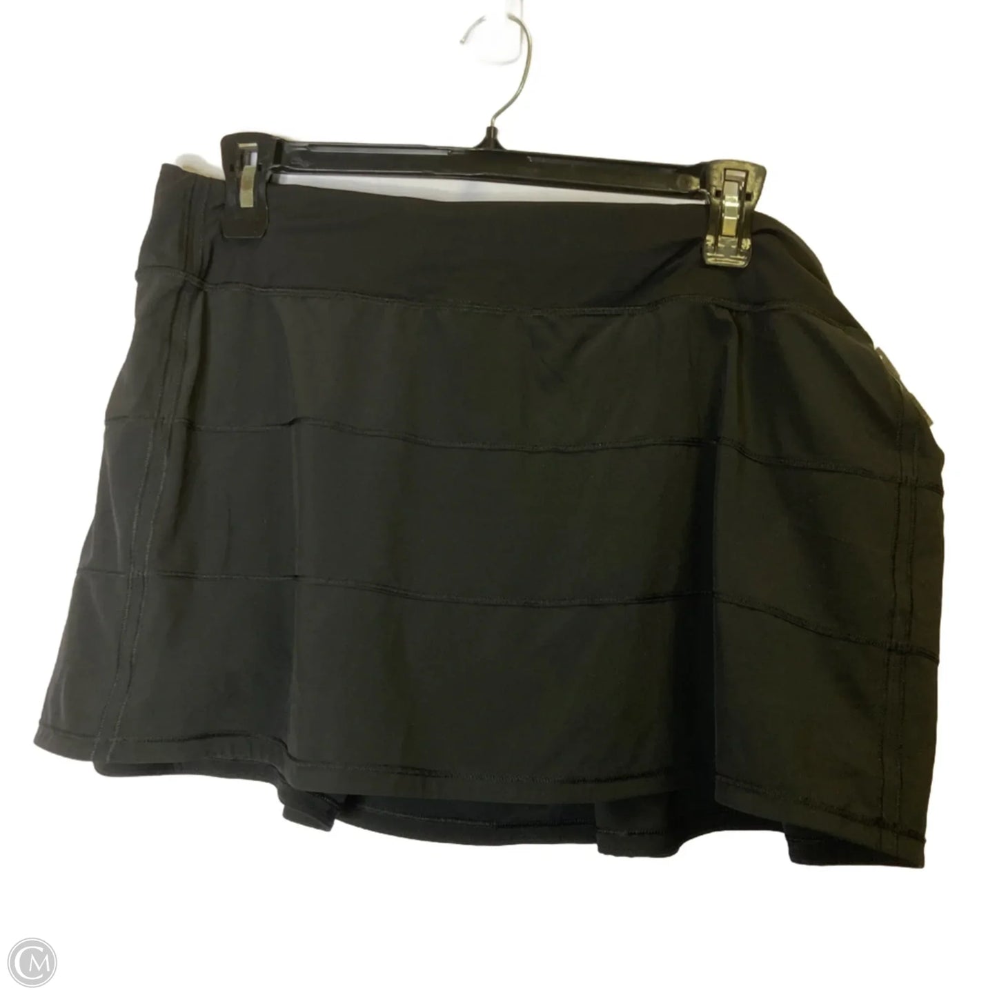 Athletic Skort By Lululemon In Black, Size: 16