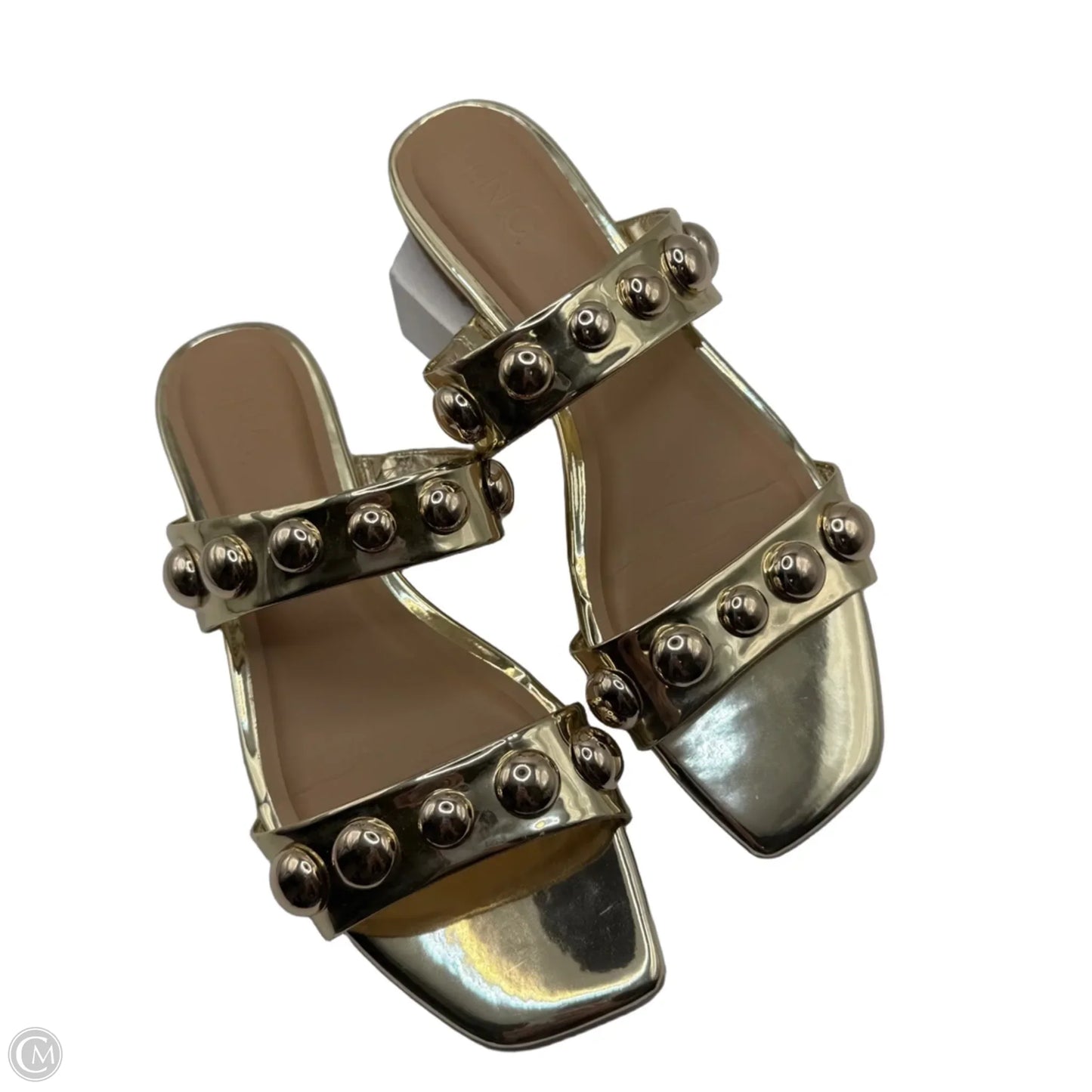 Sandals Flats By Inc In Gold, Size: 8.5