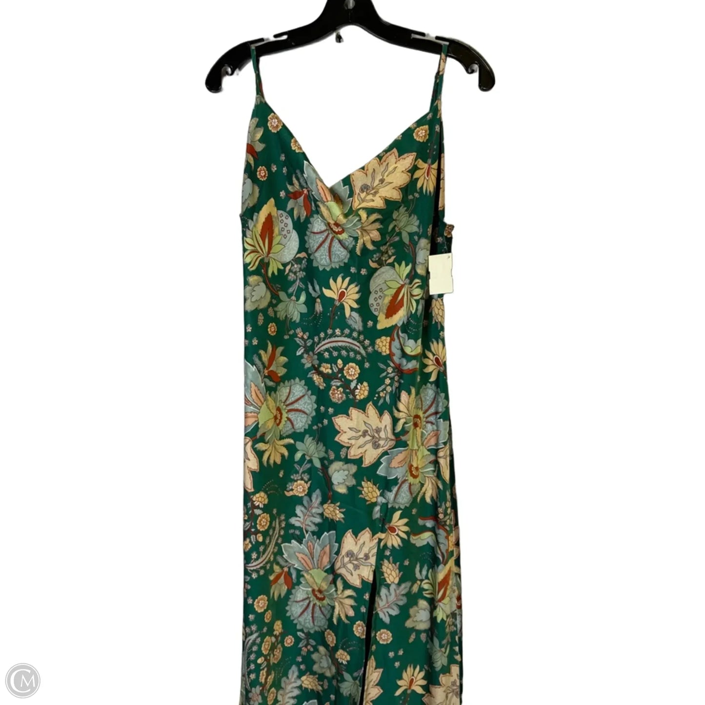 Dress Party Midi By Clothes Mentor In Green, Size: L