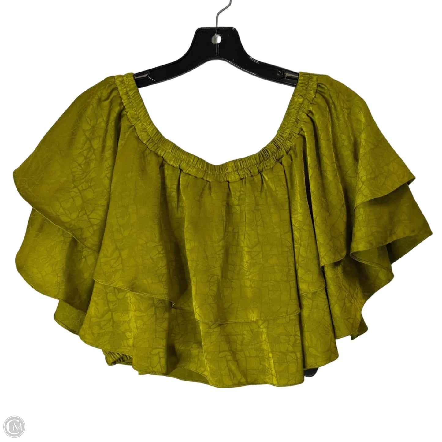 Top Short Sleeve By Clothes Mentor In Green, Size: Xl