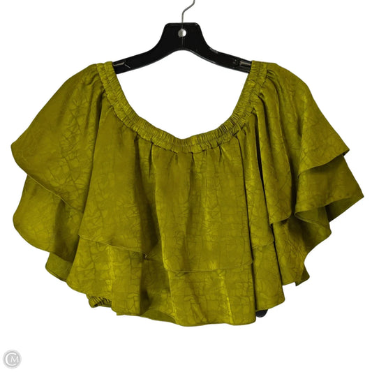 Top Short Sleeve By Clothes Mentor In Green, Size: Xl