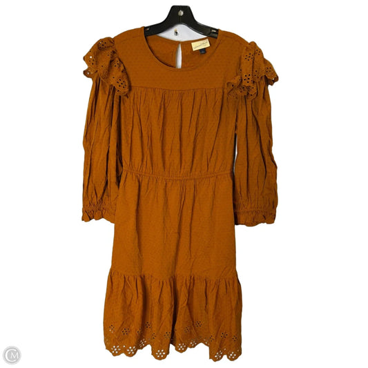 Dress Casual Short By Universal Thread In Orange, Size: L
