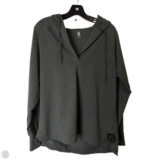 Sweatshirt Hoodie By Lou And Grey In Green, Size: M