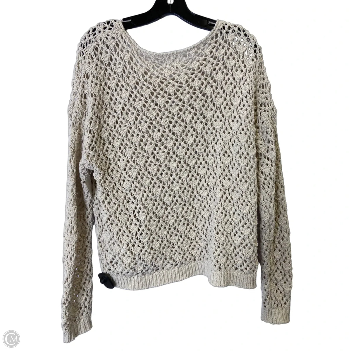 Sweater By Nicole Miller In Cream, Size: M