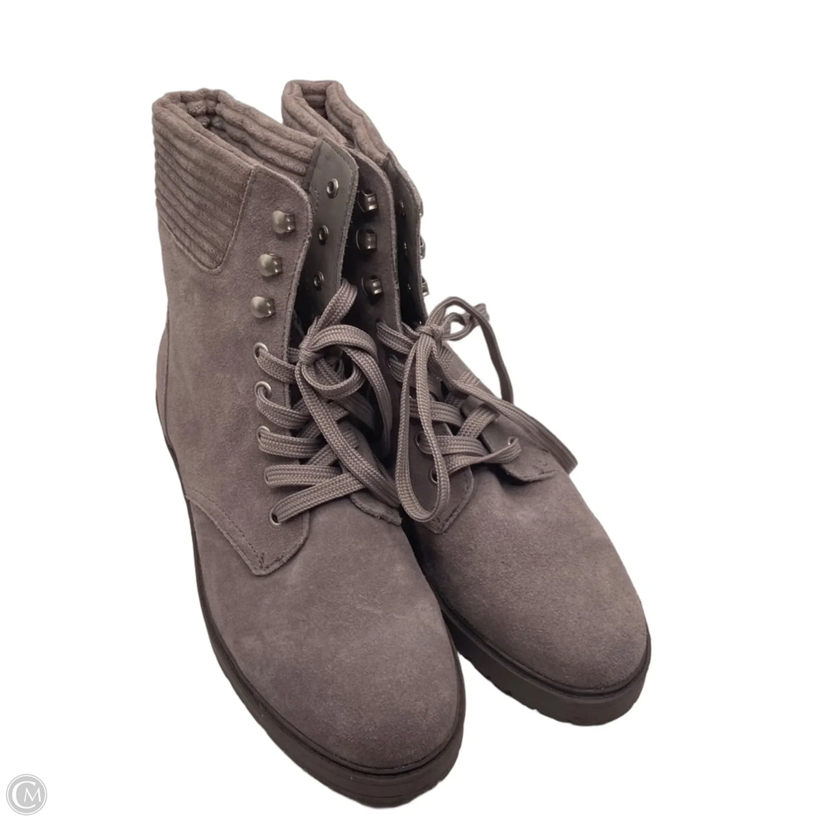 Boots Ankle Flats By Splendid In Grey, Size: 9