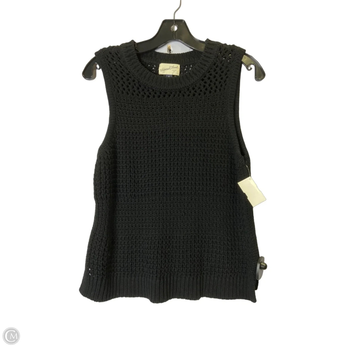 Vest Sweater By Universal Thread In Black, Size: M