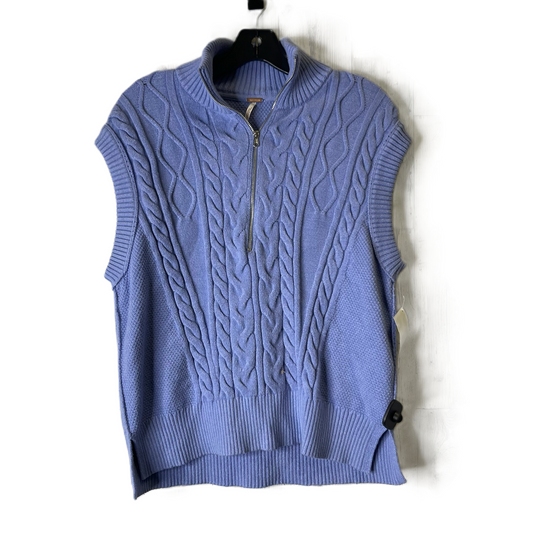 Vest Sweater By Free People In Purple, Size: S