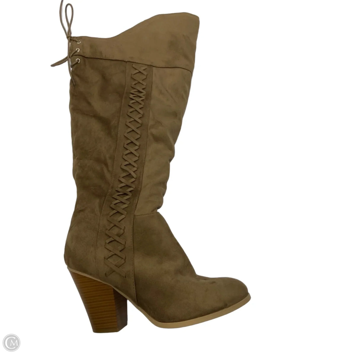 Boots Knee Heels By Journee In Brown, Size: 9