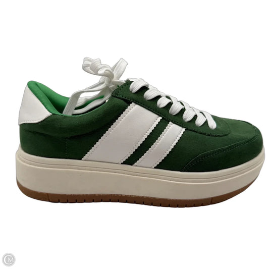 Shoes Sneakers Platform By Madden Girl In Green, Size: 8.5