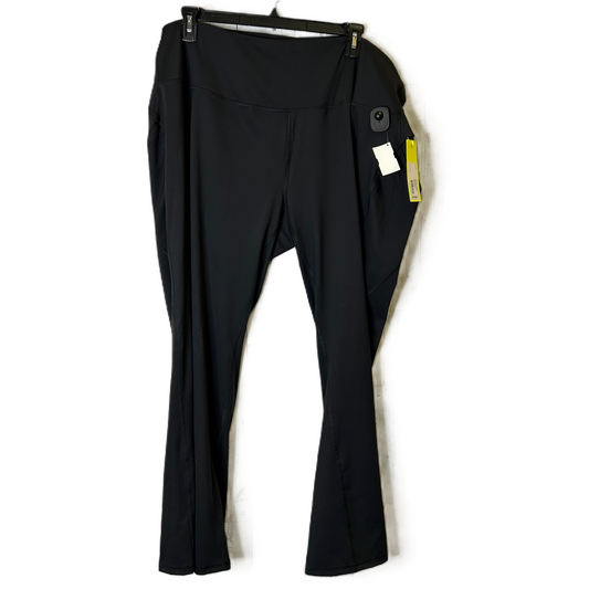 Black Athletic Leggings By All In Motion, Size: 4x