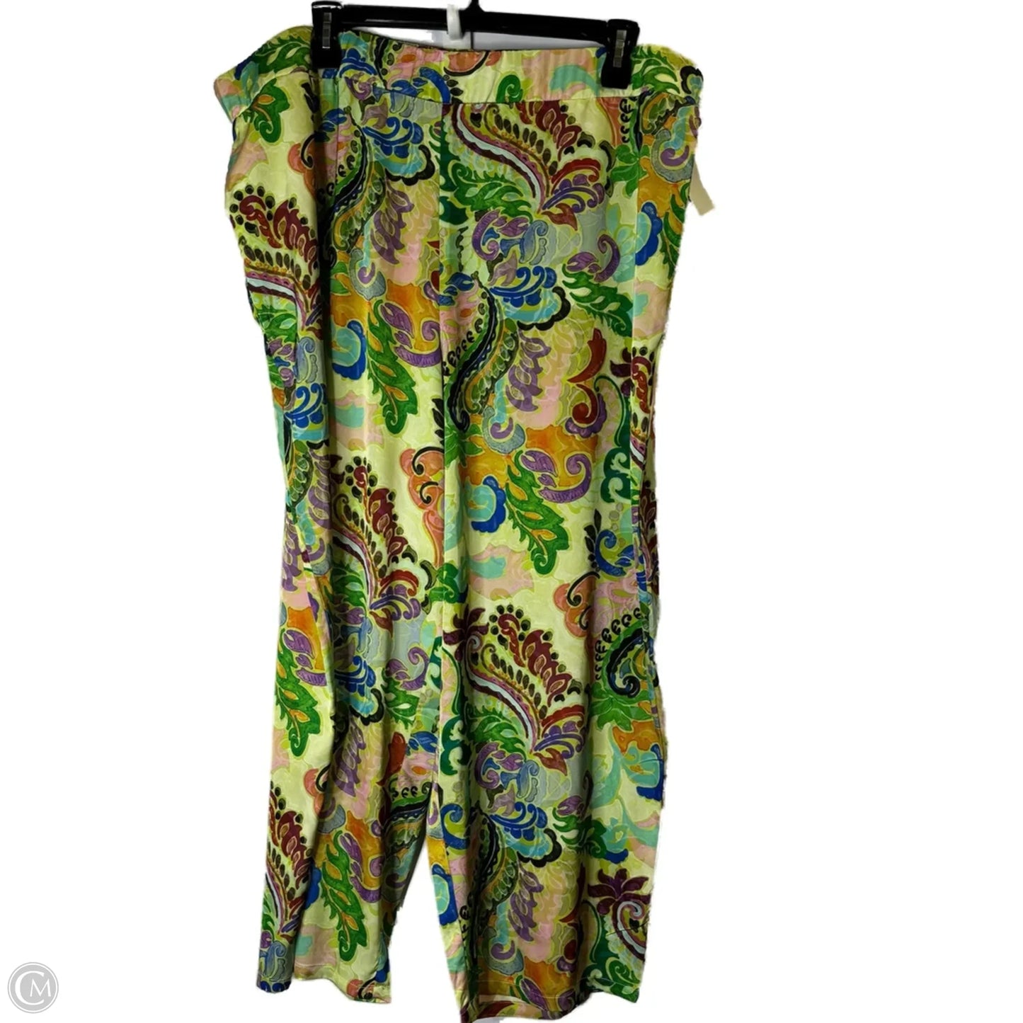 Pants Wide Leg By Susan Graver In Green, Size: 3x