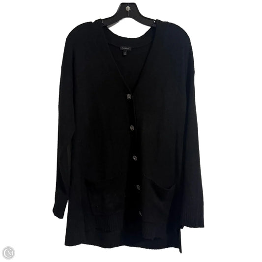 Sweater Cardigan By Talbots In Black, Size: M