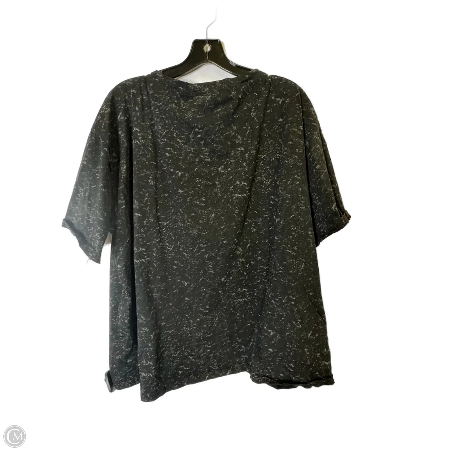 Top Short Sleeve By Clothes Mentor In Black, Size: 2x