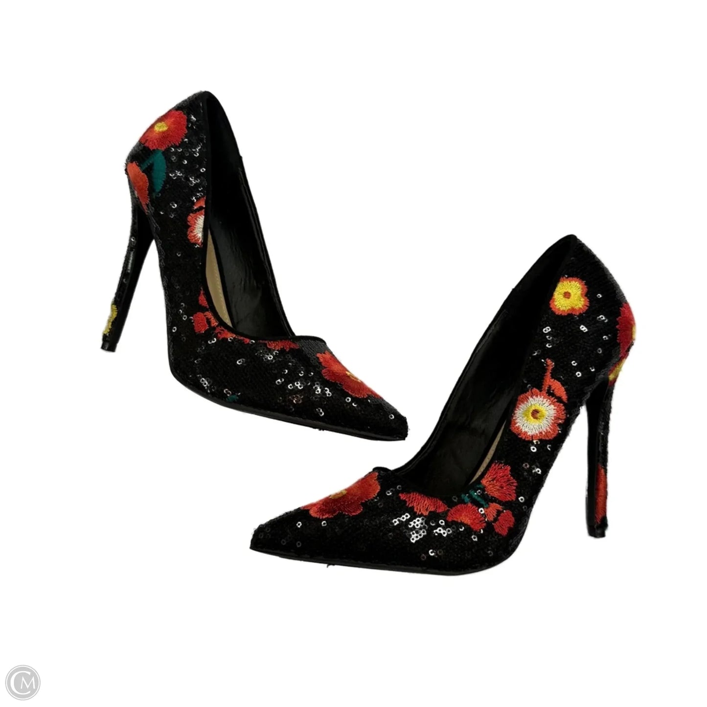 Shoes Heels Stiletto By Justfab In Black, Size: 9.5