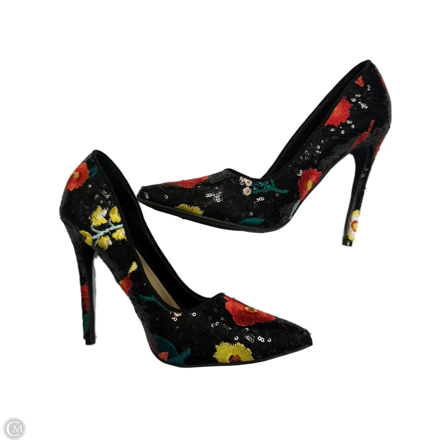 Shoes Heels Stiletto By Justfab In Black, Size: 9.5