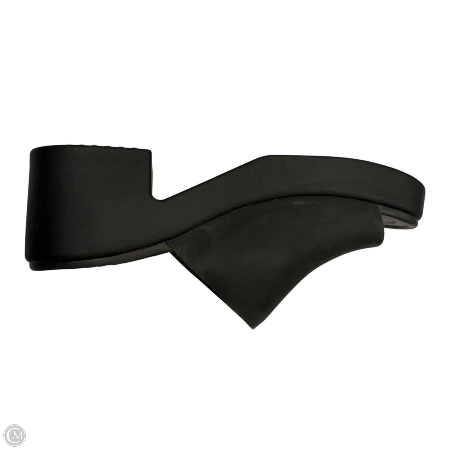 Sandals Heels Block By Crocs In Black, Size: 11