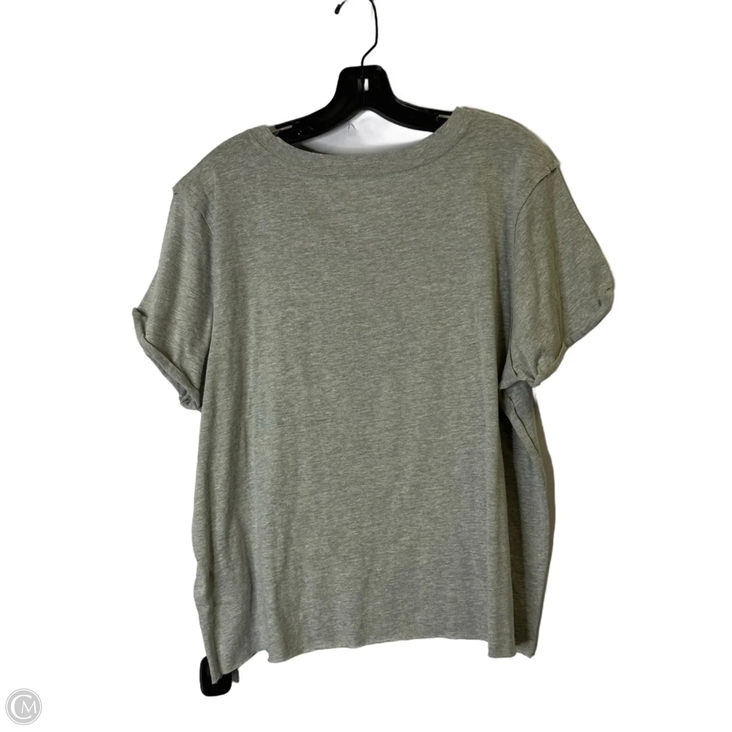 Top Short Sleeve By Maeve In Grey, Size: Xl