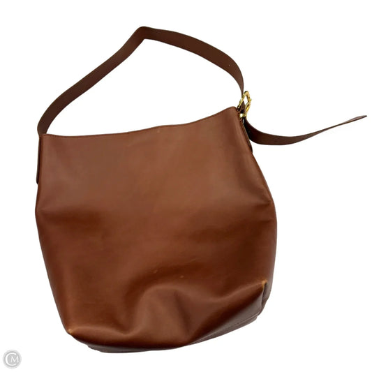 Handbag Leather By Madewell, Size: Medium