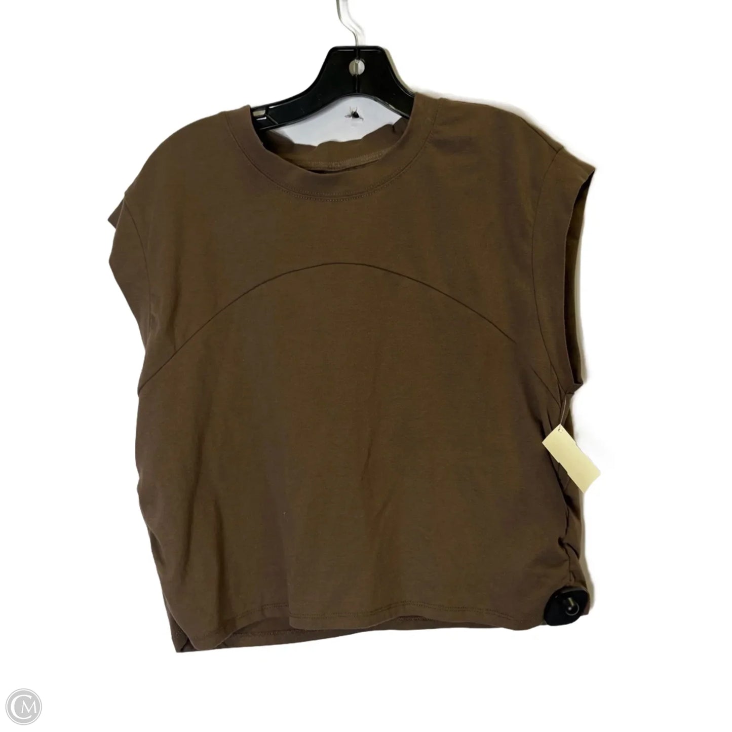Top Sleeveless By Clothes Mentor In Brown, Size: L
