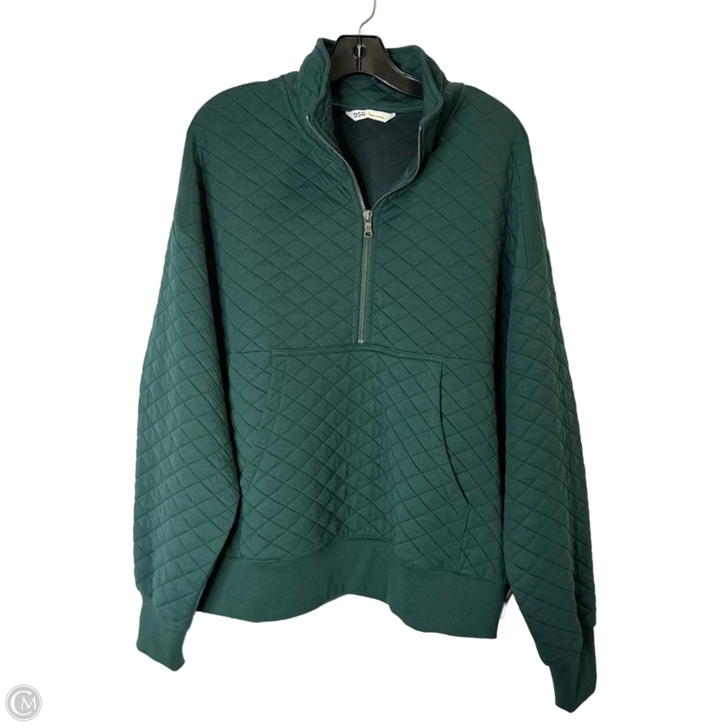 Sweatshirt Collar By Dsg Outerwear In Green, Size: L