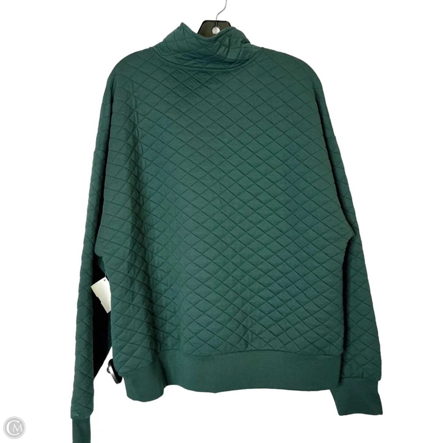 Sweatshirt Collar By Dsg Outerwear In Green, Size: L