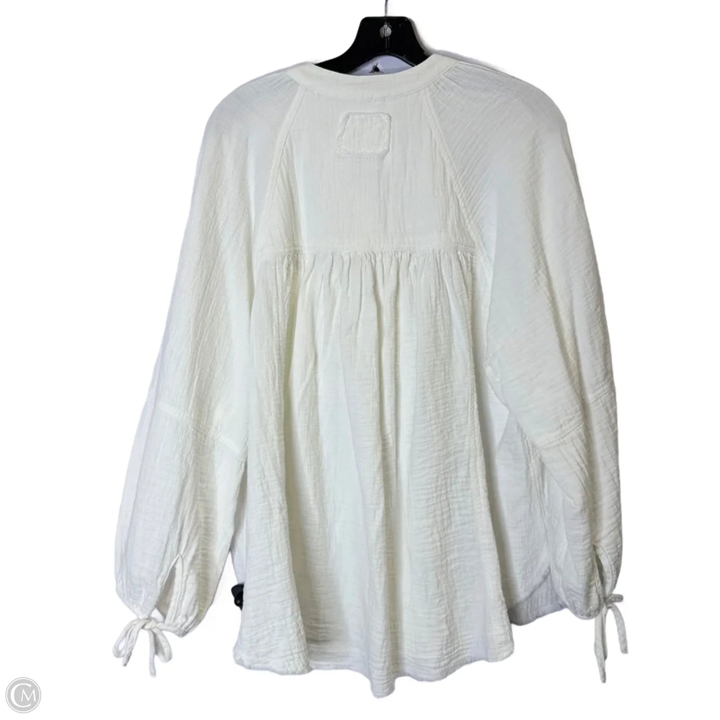 Top Long Sleeve By Aerie In White, Size: Xs