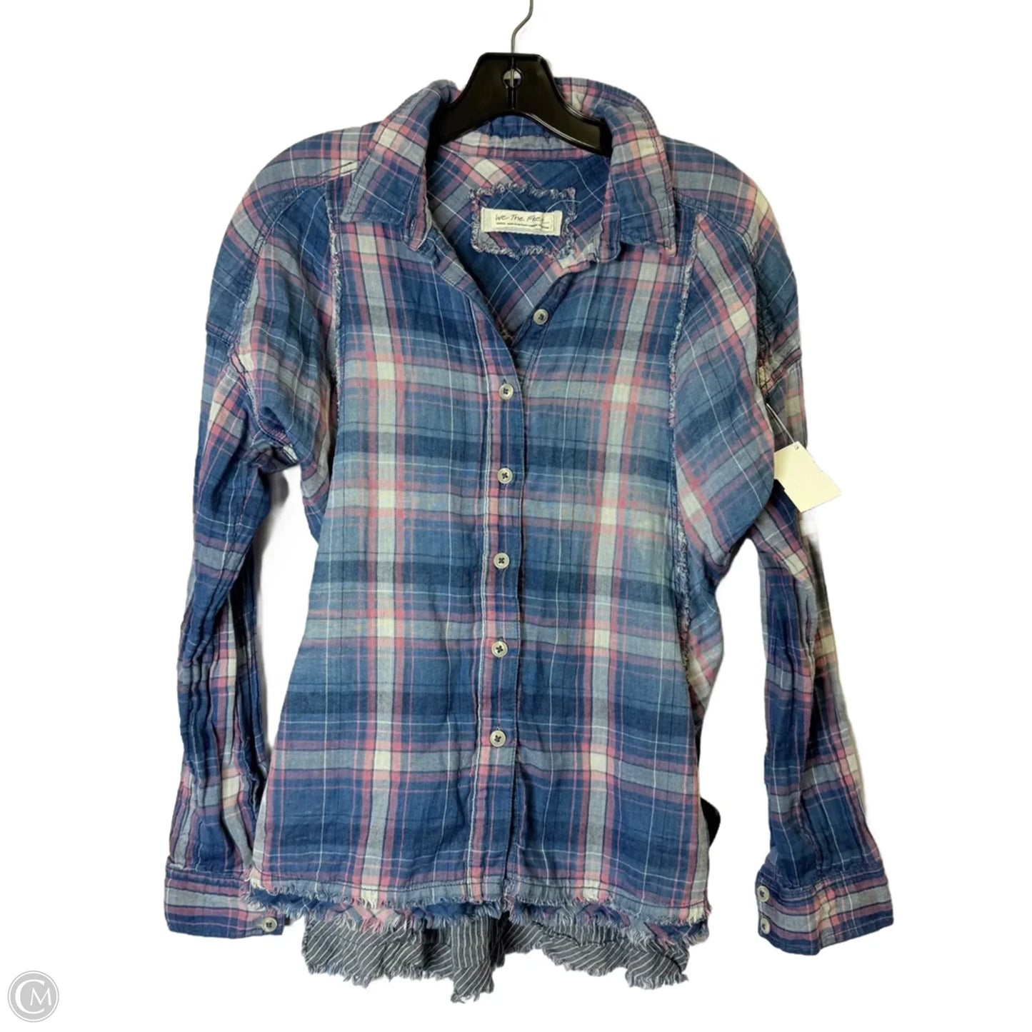 Top Long Sleeve By We The Free In Blue, Size: S