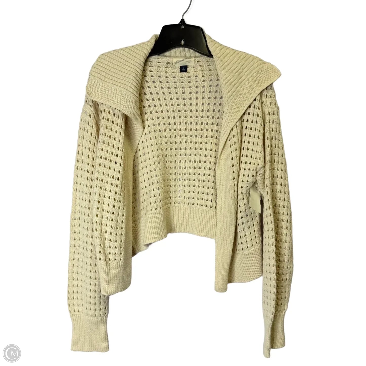 Sweater Cardigan By Universal Thread In Cream, Size: S