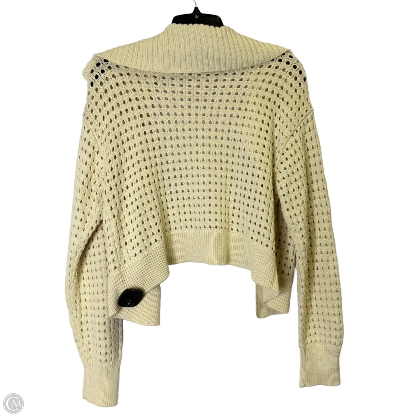 Sweater Cardigan By Universal Thread In Cream, Size: S