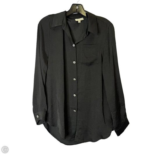 Top Long Sleeve By Clothes Mentor In Black, Size: M