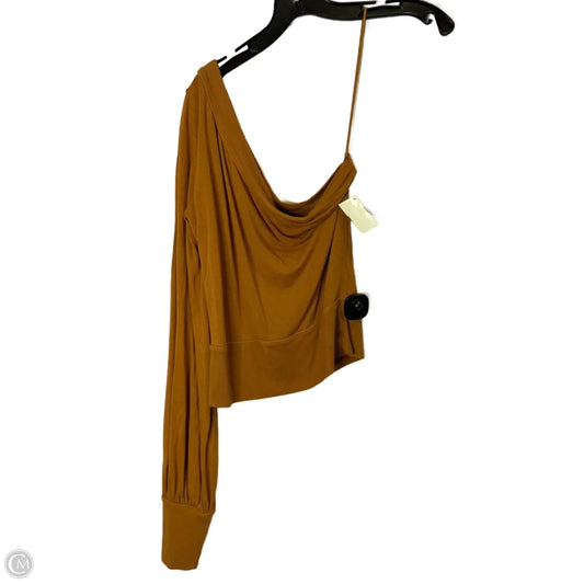 Top Long Sleeve By Free People In Orange, Size: S