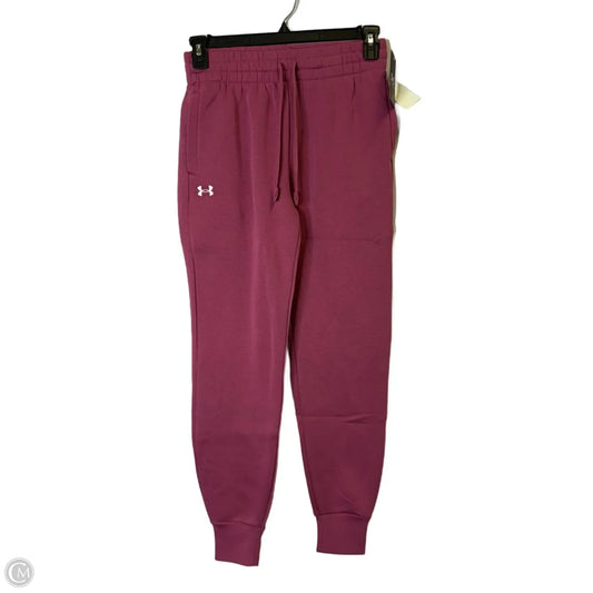 Athletic Pants By Under Armour In Pink, Size: S