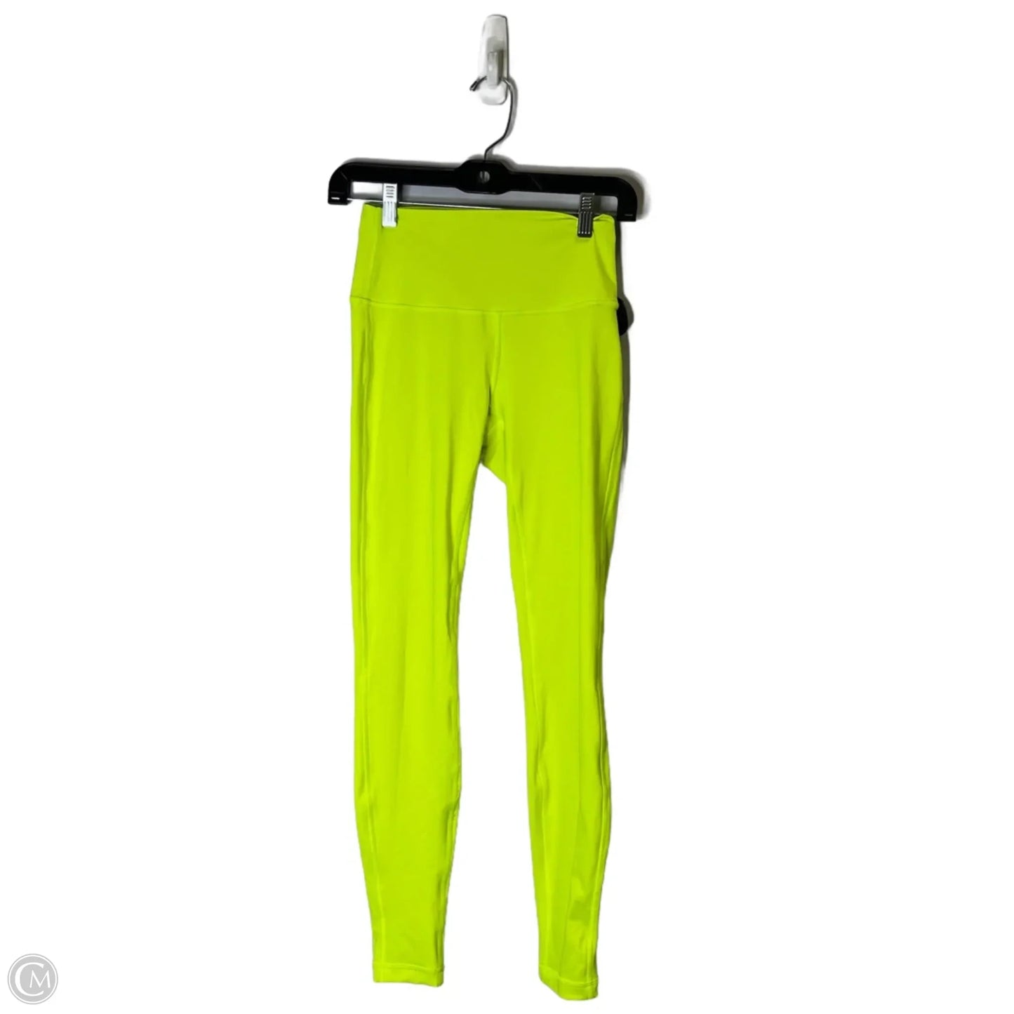 Athletic Leggings By Lululemon In Yellow, Size: 4