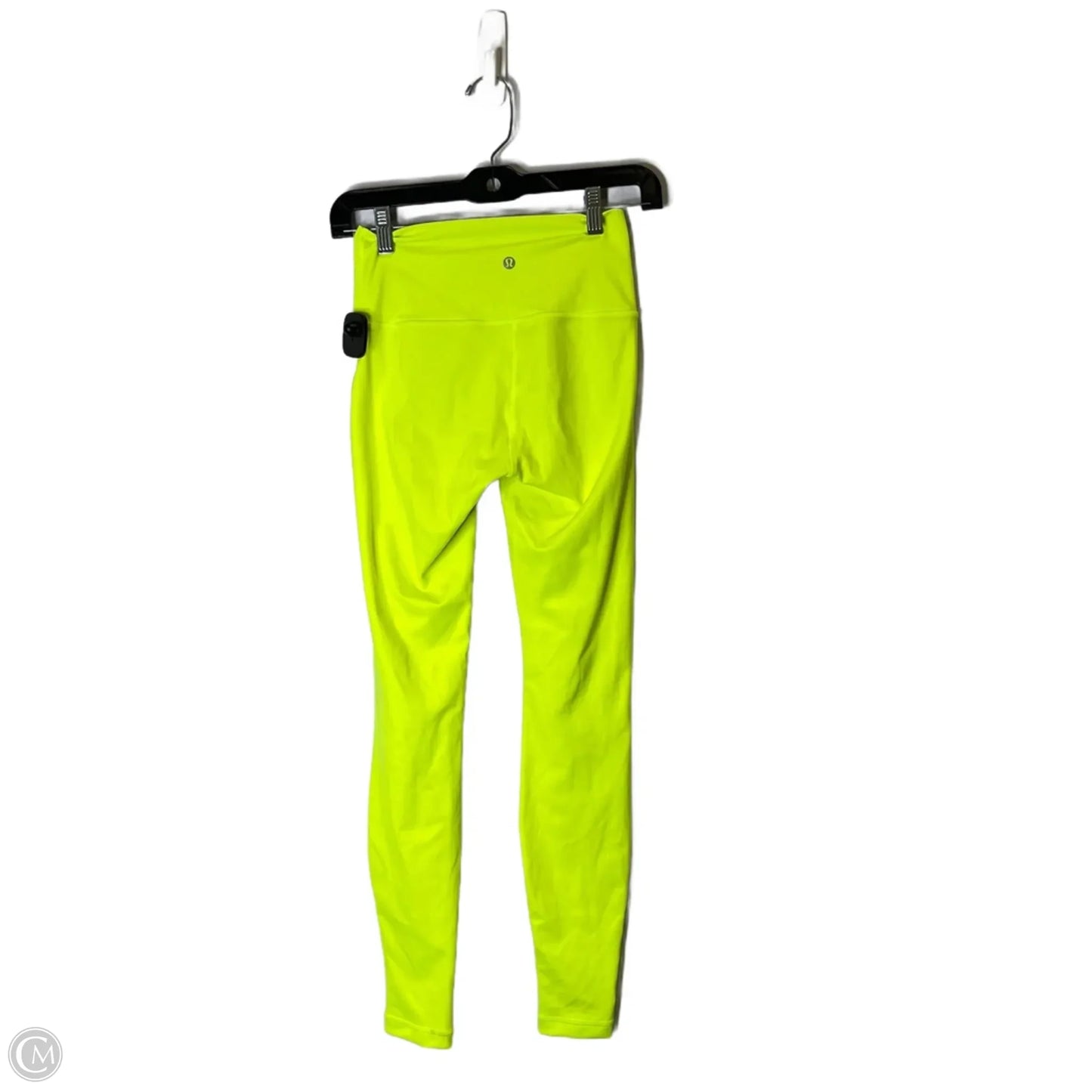 Athletic Leggings By Lululemon In Yellow, Size: 4