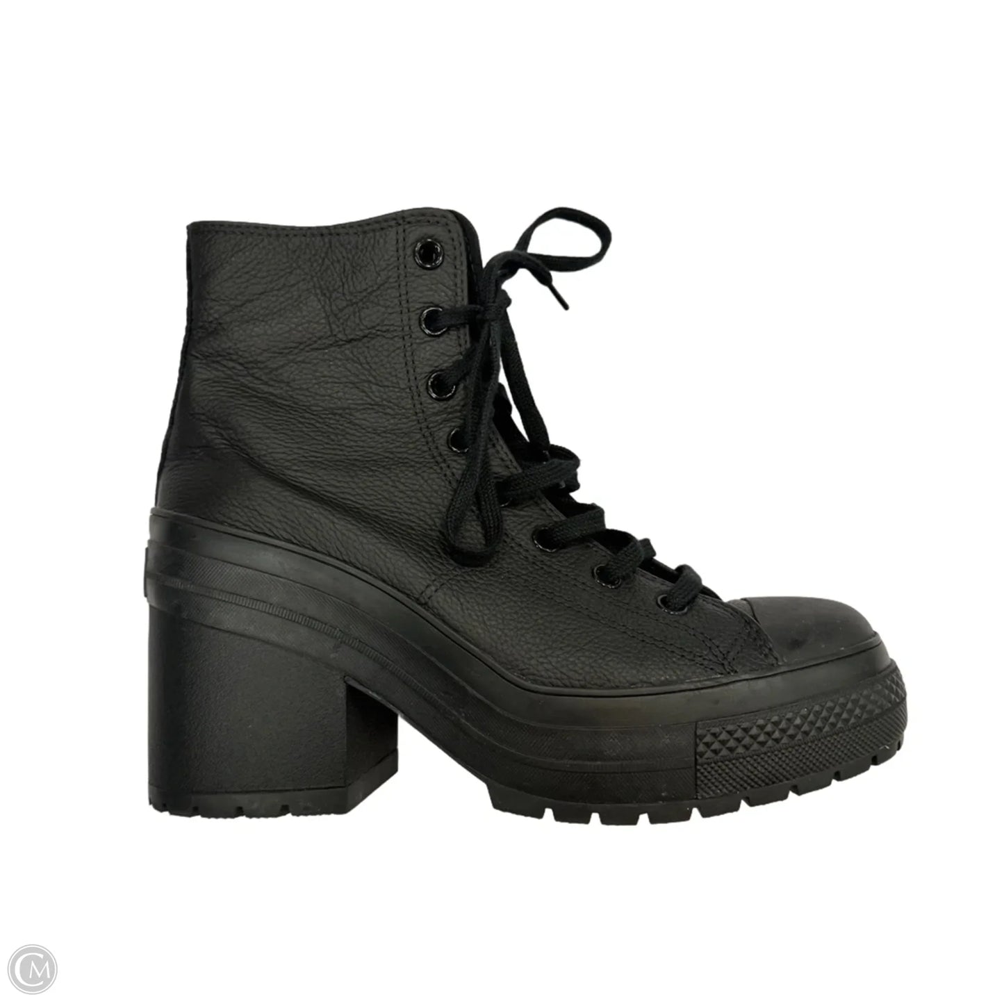 Shoes Heels Block By Converse In Black, Size: 10.5