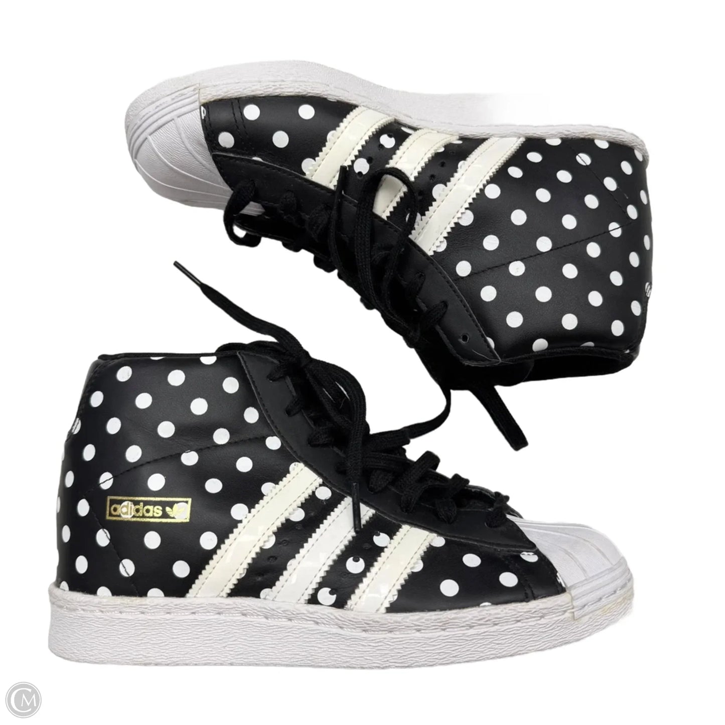 Shoes Sneakers By Adidas In Polkadot Pattern, Size: 6.5