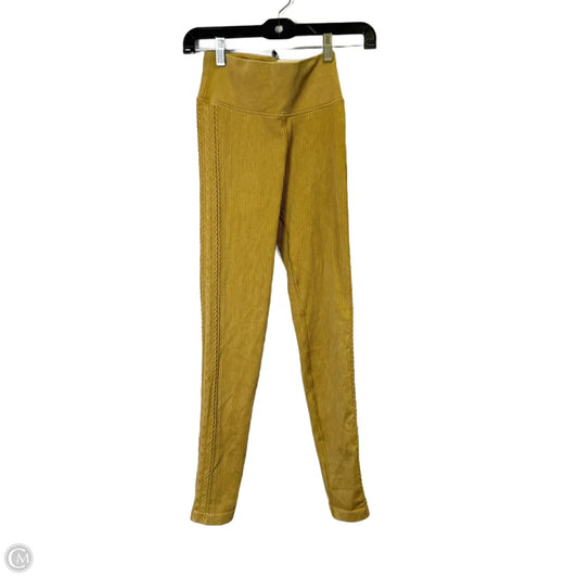 Athletic Leggings By Aerie In Yellow, Size: S