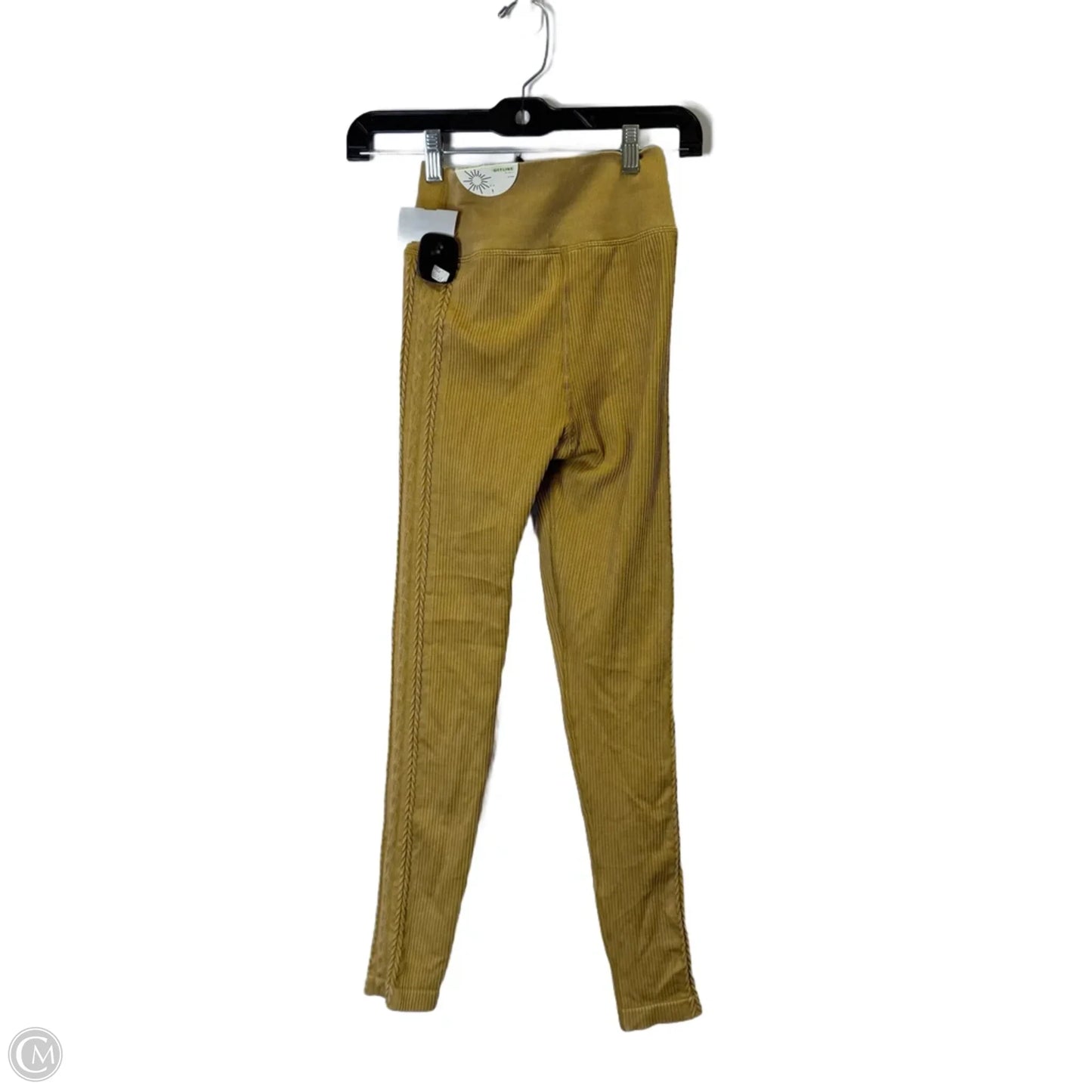 Athletic Leggings By Aerie In Yellow, Size: S