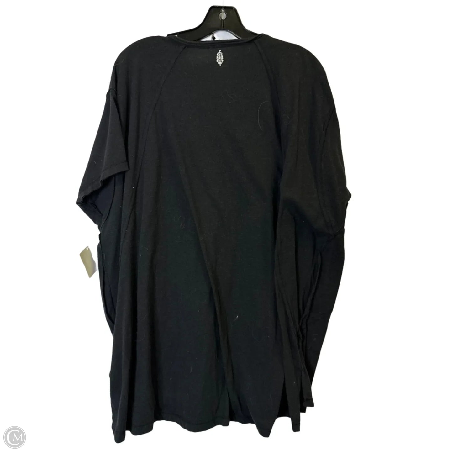 Athletic Top Short Sleeve By Free People In Black, Size: M