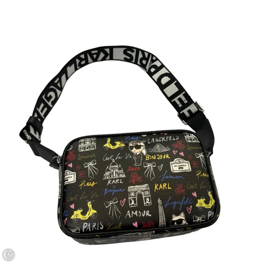 Crossbody Designer By Karl Lagerfeld, Size: Medium